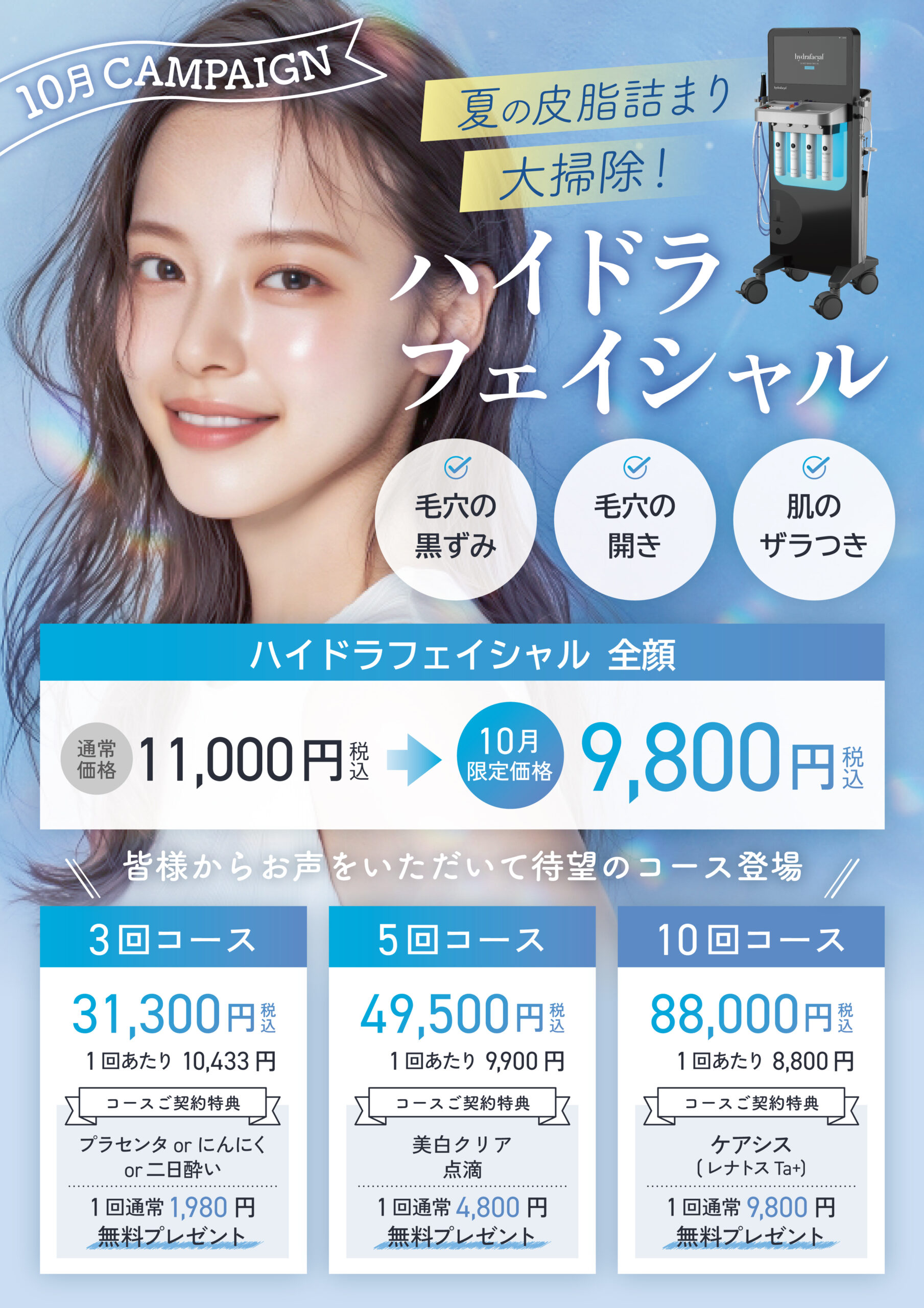 ハイドラフェイシャルキャンペーン