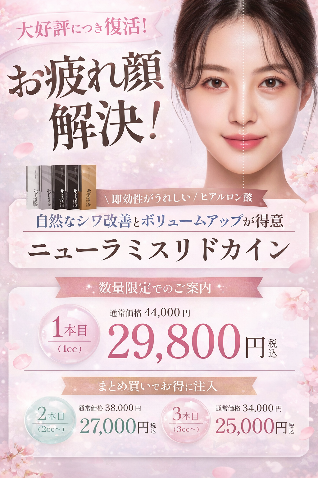 ヒアルロン酸ニューラミスキャンペーン